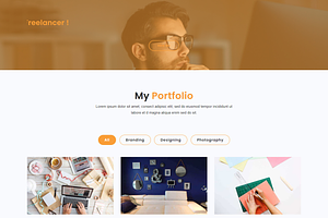 Portfolio Resume HTML Template