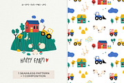 Kids Farm Pattern & Illustration, an Animal Illustration by Irina Ostapenko (Thumbnail 1 of 5)