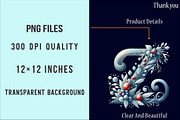 Christmas Alphabet Png Bundle, an Illustration by SinaCreation (Thumbnail 6 of 7)