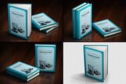 Hardcover Book Mockups - mega pack, a Print Template by Picseel (Thumbnail 5 of 5)