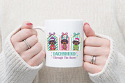 Dachshund Through the Snow,Christmas, an Illustration by designcity5 (Thumbnail 5 of 8)
