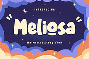 Meliosa - Whimsical Story Font, a Sans Serif Font by Alolieli Studio (Thumbnail 1 of 5)