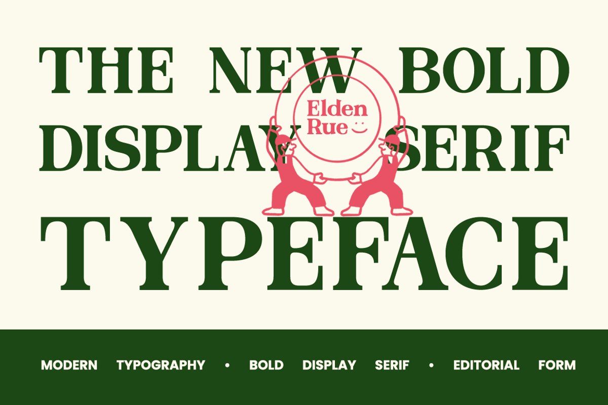 Elden Rue Bold Display Serif Font, a Serif Font by Rasio Studio (Photo 7 of 11)