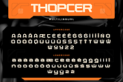 Thopcer, a Sans Serif Font by Burntilldead (Thumbnail 11 of 12)