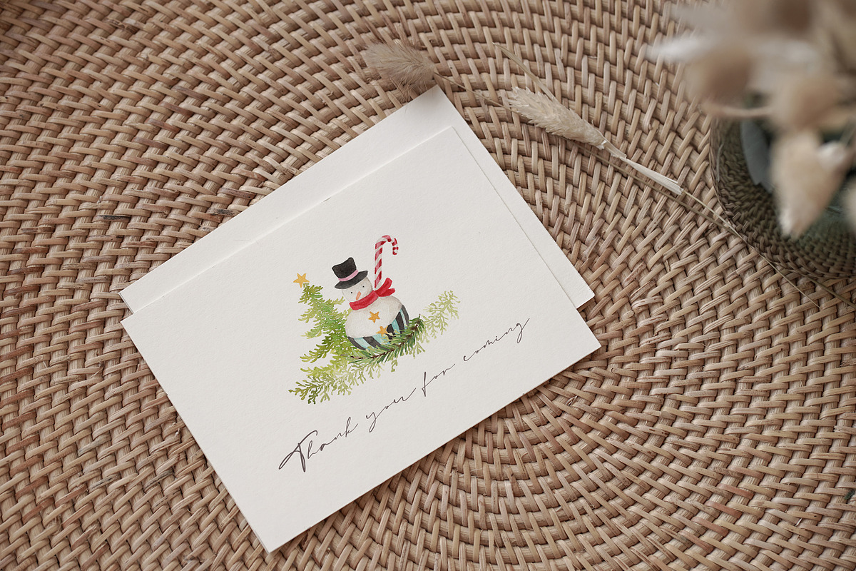 Watercolor Clipart-CHRISTMAS CIRCUS, a Decorative Illustration by Beigetime (Photo 8 of 12)
