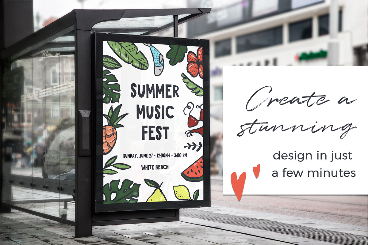 Summer fun - ink design creator, an Object Graphic by Beauty Drops (Photo 7 of 9)