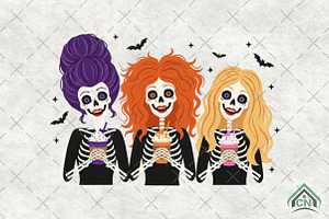 Halloween Drink Party Skeleton, an Illustration by Craft Nest