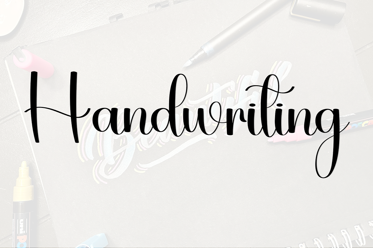 Stylish Writing, a Handwritten Font by InermediaSTUDIO (Photo 4 of 8)