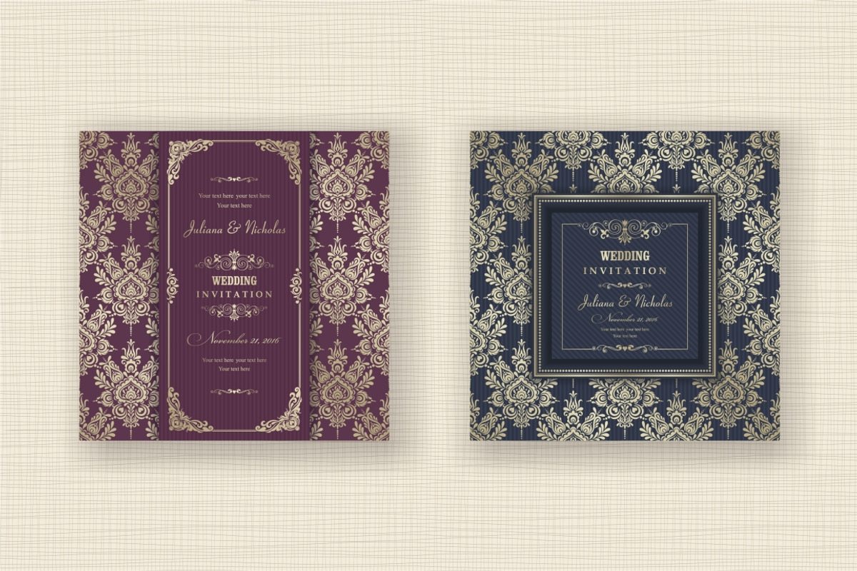 Wedding Invitation set, an Invitation Template by NataLito (Photo 3 of 6)