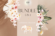 BUNDLE 5 in 1- Wedding creator, an Illustration by Natalia Tugova (Thumbnail 1 of 7)