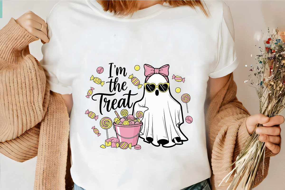I'm the Treat Ghost SVG PNG, an Illustration by CrexoraLab (Photo 4 of 4)