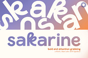 Sakarine - Sans Serif, a Sans Serif Font by Setara Langit CreativeStd (Thumbnail 1 of 10)