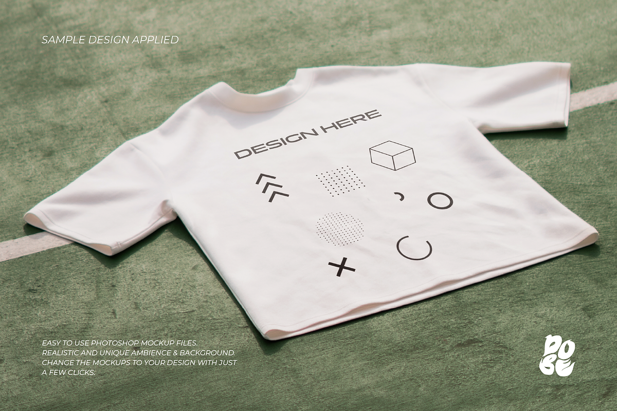 Shirt Tennis Mockup Set - Vol 1, a Shirt Mockup by DOBE Studio (Photo 4 of 5)