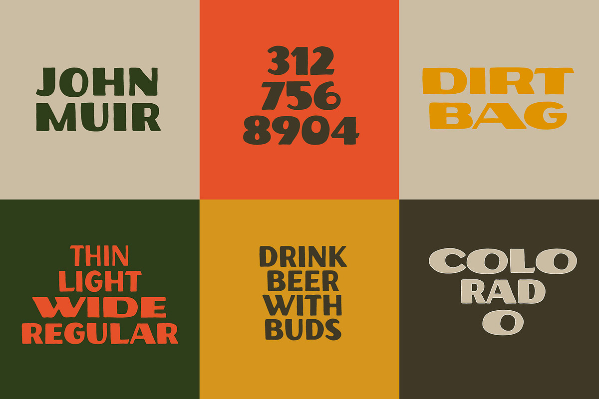 John Muir Sans – National Park Font, a Sans Serif Font by Vicarel Studios (Photo 3 of 16)