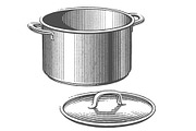 Metal pot with top engravings, an Object Graphic by Irina Trusova (Thumbnail 3 of 7)