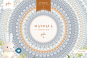 Mandala Creator I Floral, a Brush Add-On by Yuka Baby (Thumbnail 1 of 10)