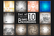 -50% Circuit boards backgrounds set, a Background Graphic by frost_newt (Thumbnail 1 of 11)