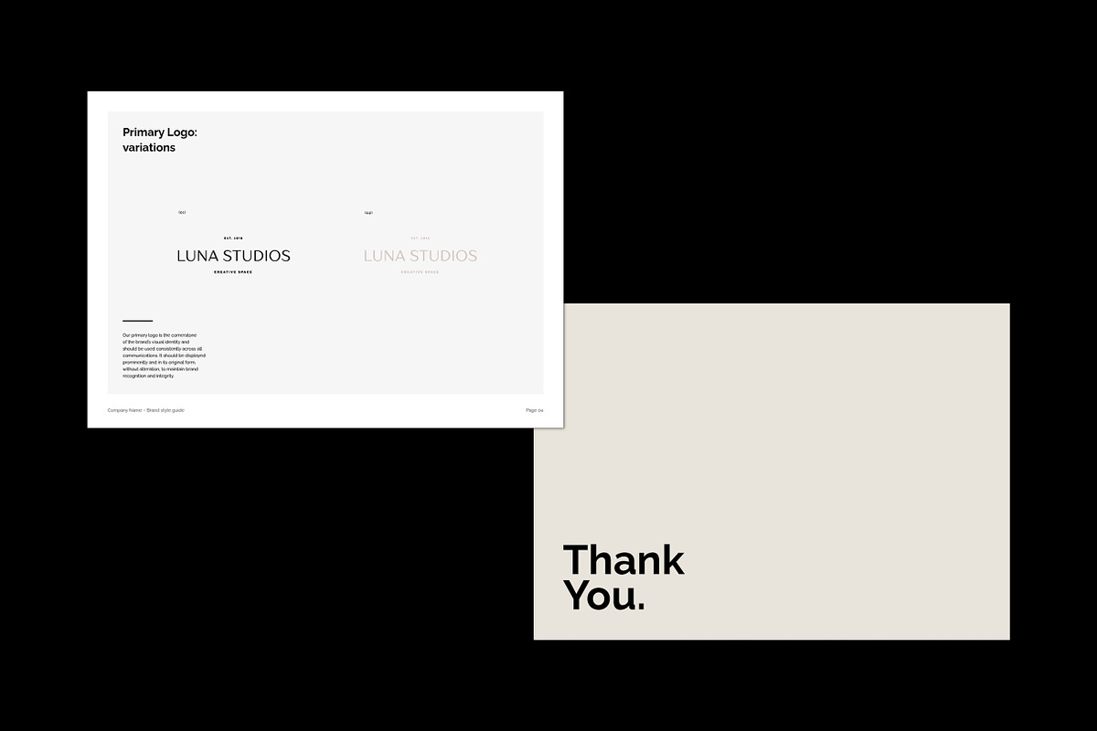 Minimal | Mini Brand Guidelines Kit, a Presentation Template by The Template Depot (Photo 8 of 9)