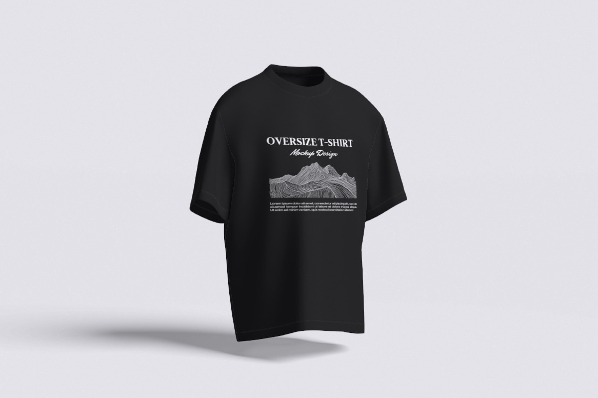 Oversize T-Shirt Mockup Bundle Set, a Shirt Mockup by Rielismee (Photo 4 of 5)