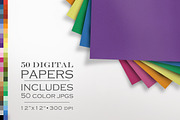 50 Piece Linen Paper Texture Pack, a Texture Graphic by The Geekery Store (Thumbnail 1 of 2)