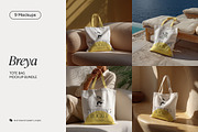 Tote Bag Mockup Bundle, a Merchandise Mockup by Wildfield Studio (Thumbnail 1 of 8)