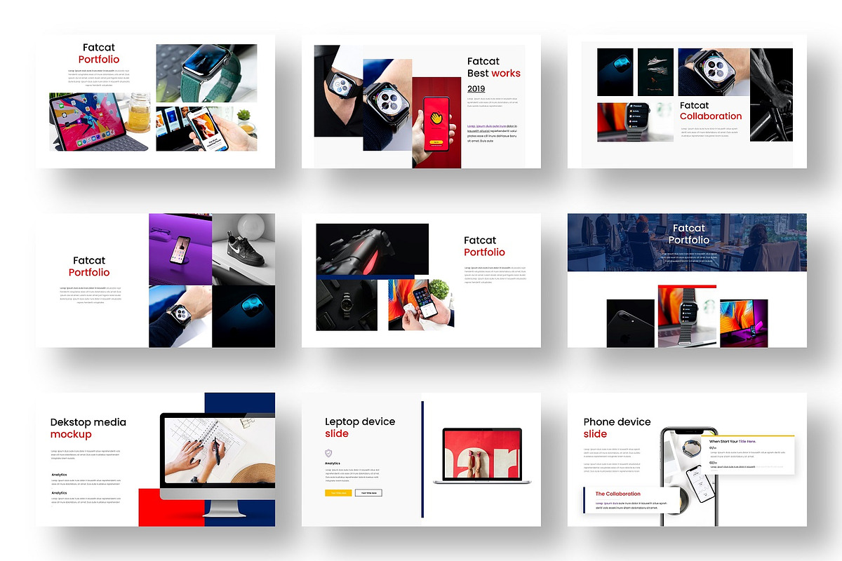 Fatcat - Business Google Slide, a Presentation Template by Dens Creative Studio (Photo 4 of 6)
