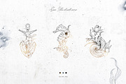 Mellifluous. Sea & Floral Graphics, a Texture Illustration by NiKO (Thumbnail 15 of 20)