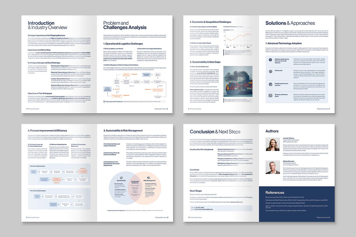 Whitepaper Template, a Brochure Template by BrandPacks (Photo 3 of 5)