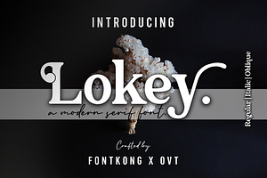 Lokey - Modern Serif Font