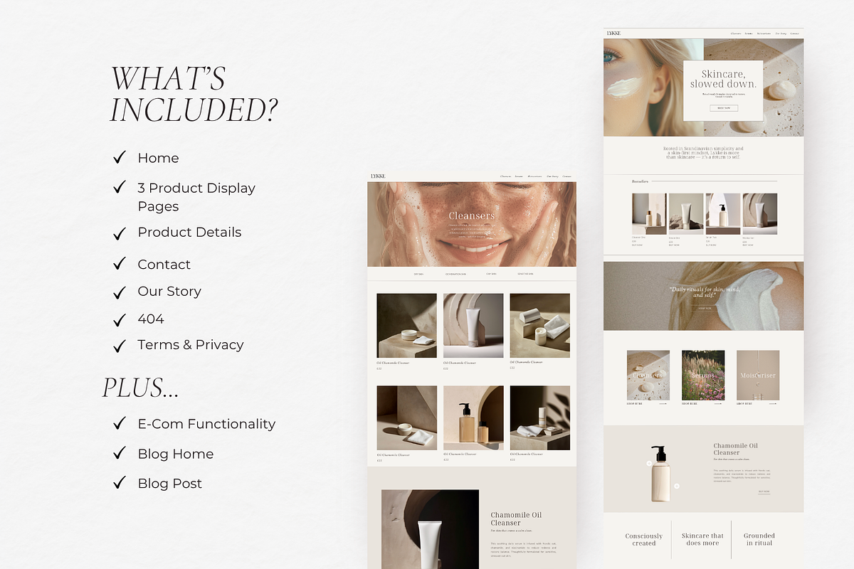 Showit Ecom Website Template | Lykke, a Websites & App Template by Elska Studiø (Photo 3 of 7)