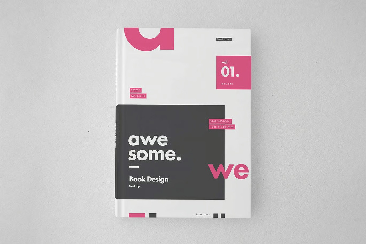 Book Mock-up, a Books & Magazine Mockup by zippypixelstudio (Photo 6 of 9)