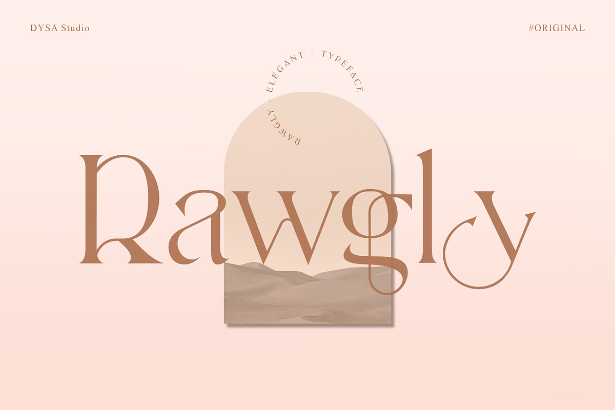 Rawgly, a Serif Font by DYSA Studio (Photo 1 of 11)