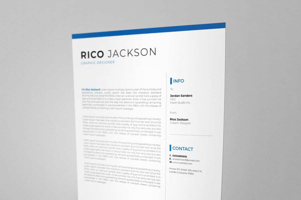 Resume CV, a Resume Template by Design'sTRIBE (Photo 9 of 9)
