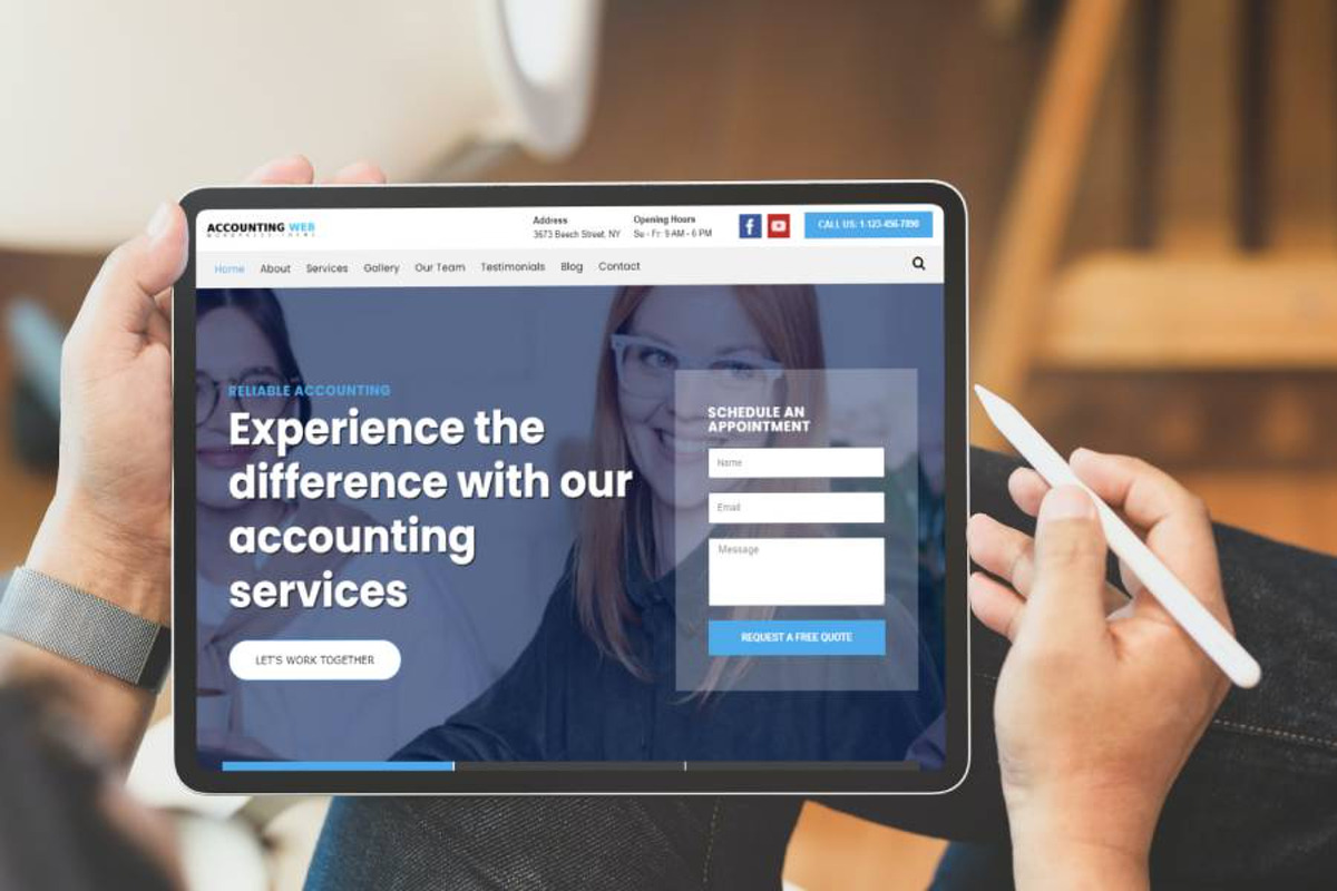 Accounting WordPress theme, a WordPress Template by Your Theme Shop (Photo 4 of 6)