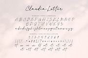 Claudia Letter Font, a Font by BodigStd (Thumbnail 10 of 10)