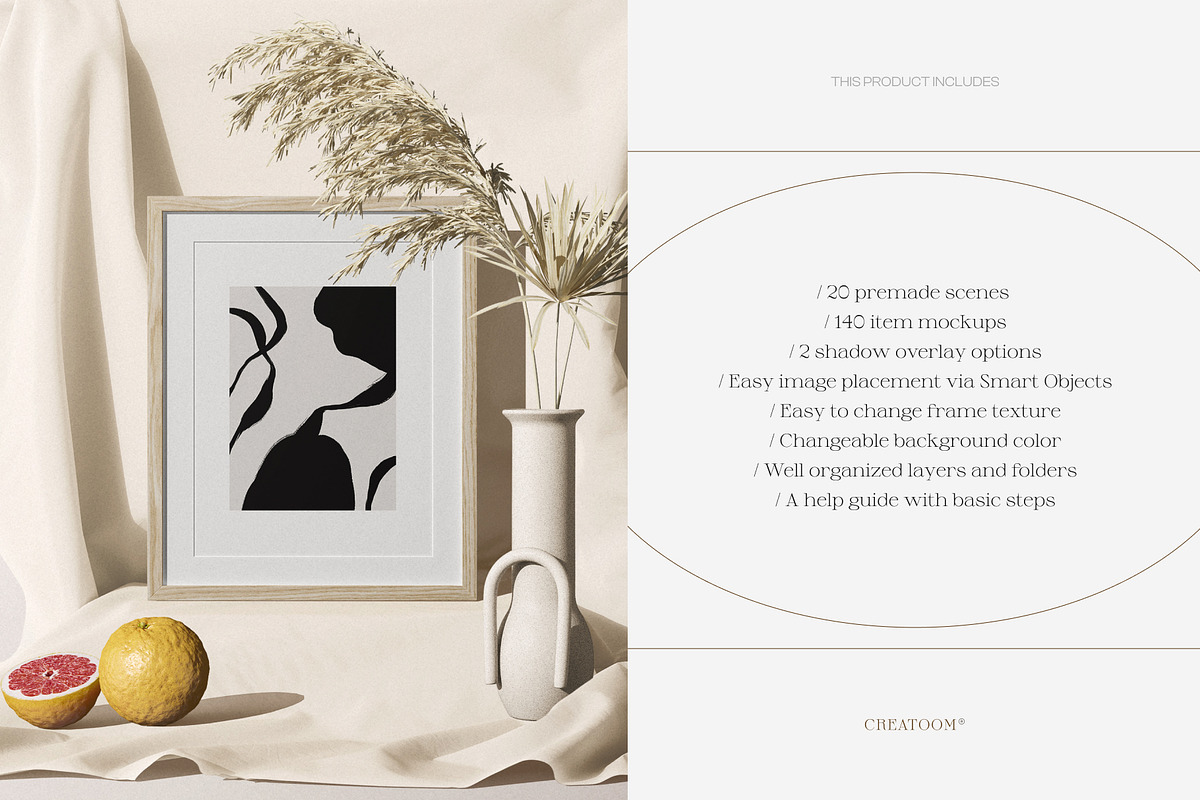 Frame mockup creator - part 1, a Print Template by Creatoom (Photo 3 of 17)