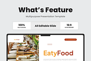 Food & Restaurant Google Slide, a Presentation Template by SquidPixey (Thumbnail 2 of 6)