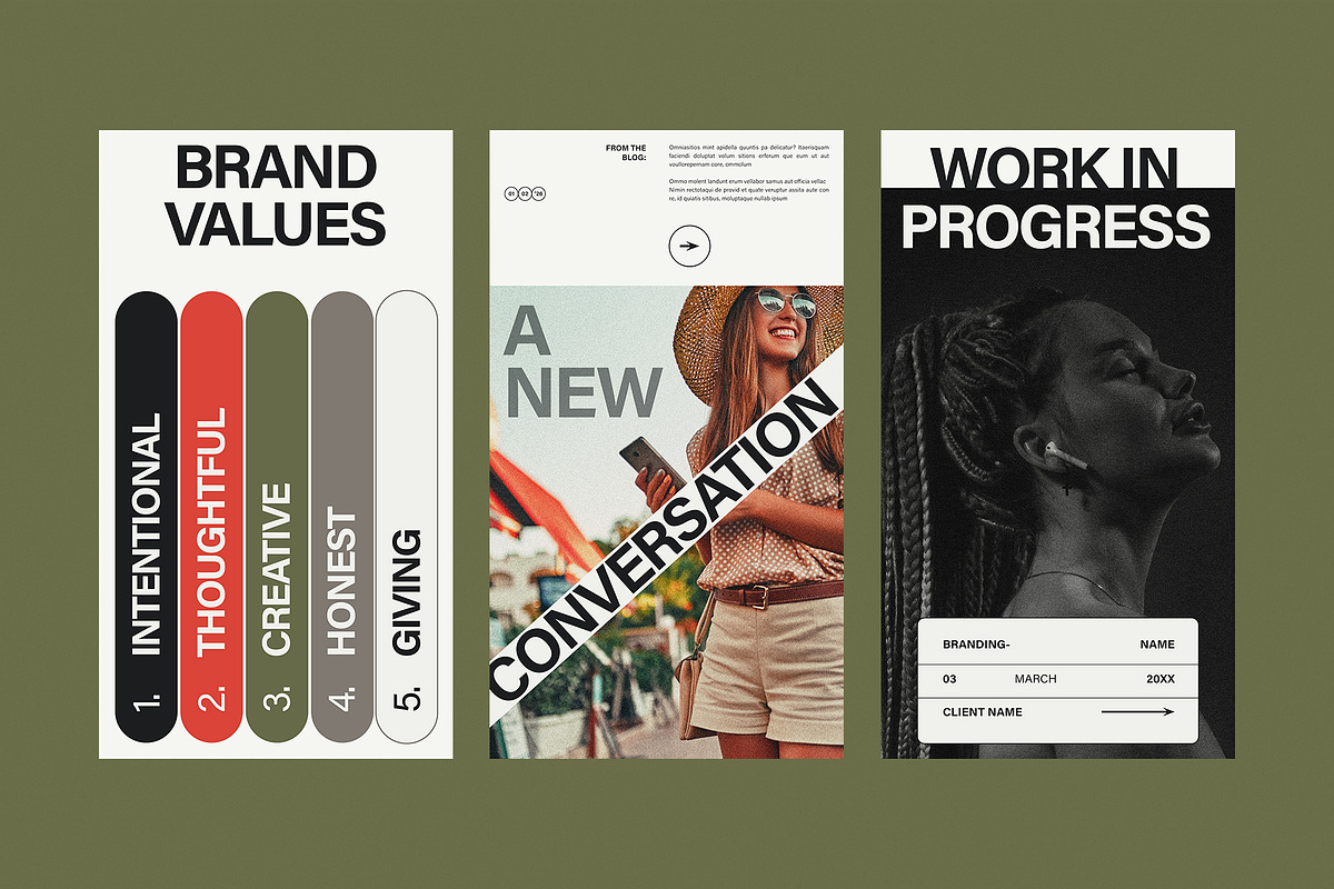 Social Media Kit Stories Template, a Social Media Template by E-Type (Photo 4 of 6)