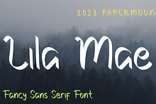 Lila Mae Fancy Sans Serif Font