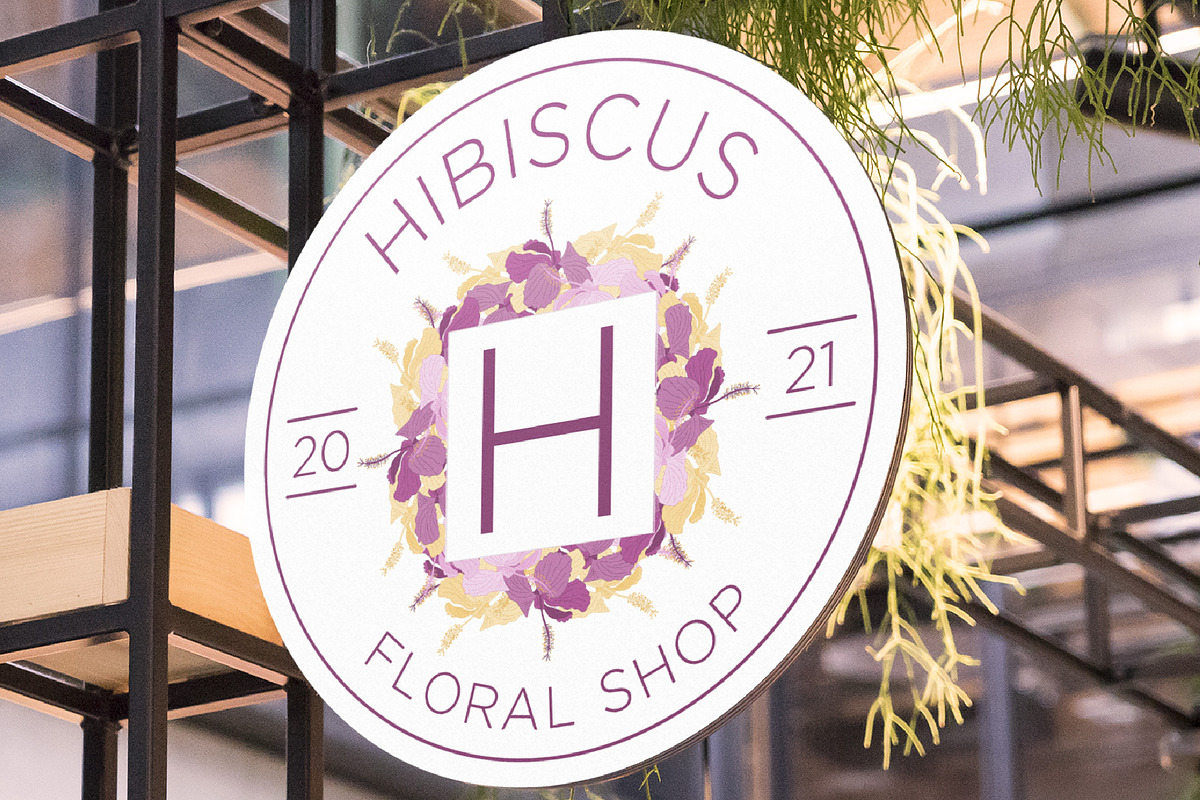 30 floral elements, hibiscus frame, an Illustration by Bloom21Art (Photo 8 of 9)