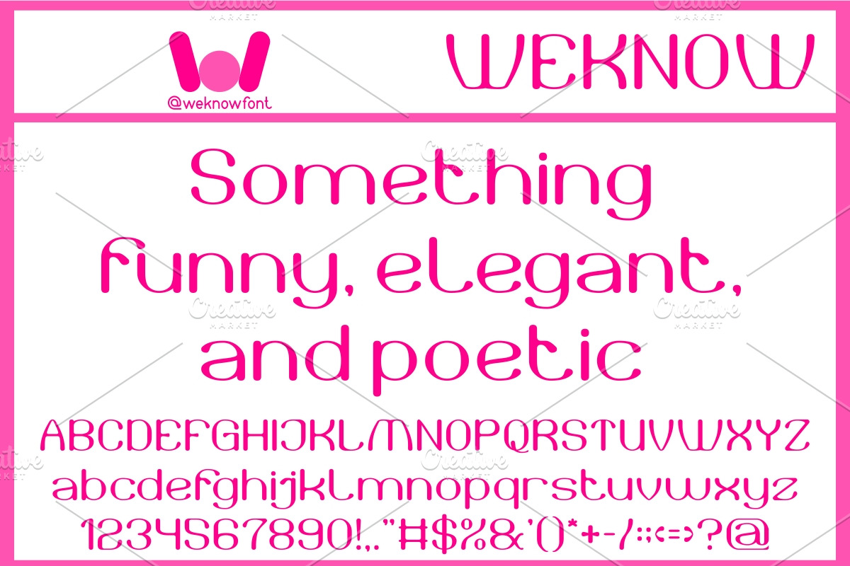 Authentic Style font, a Sans Serif Font by weknow (Photo 3 of 8)