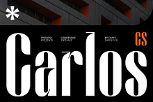 CS Carlos – Condensed Font