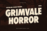 Grimvale - Bold Horror Display Font, a Sans Serif Font by Youthlabs Studio (Thumbnail 1 of 12)