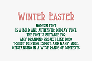 Winter Easter Font, a Handwritten Font by brahamb_design (Thumbnail 3 of 6)