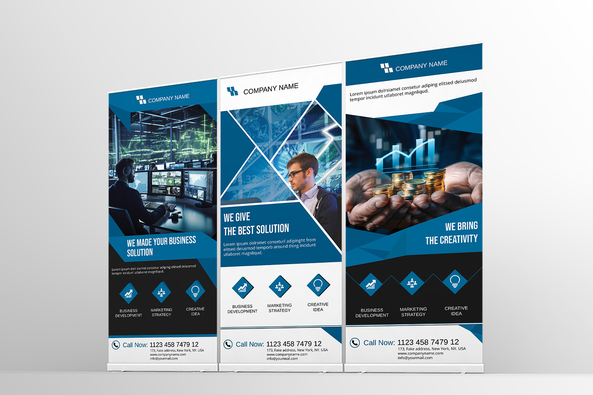 Corporate Business Roll-Up, a Stationery Template by Template Shop (Photo 6 of 6)
