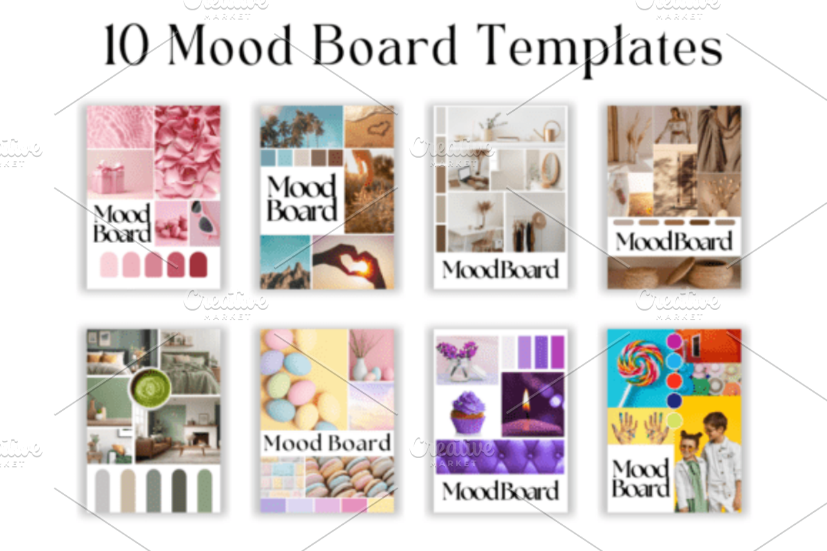 Mood Board Canva Template Bundle, a Holiday Photo by Akrinity Digital (Photo 4 of 5)