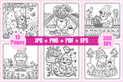 Cute Garden Gnomes Kids, a Decorative Illustration by Coco Bloom (Thumbnail 2 of 3)