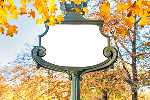 Empty sign board frame white isolated, an Architecture Photo by Vapi