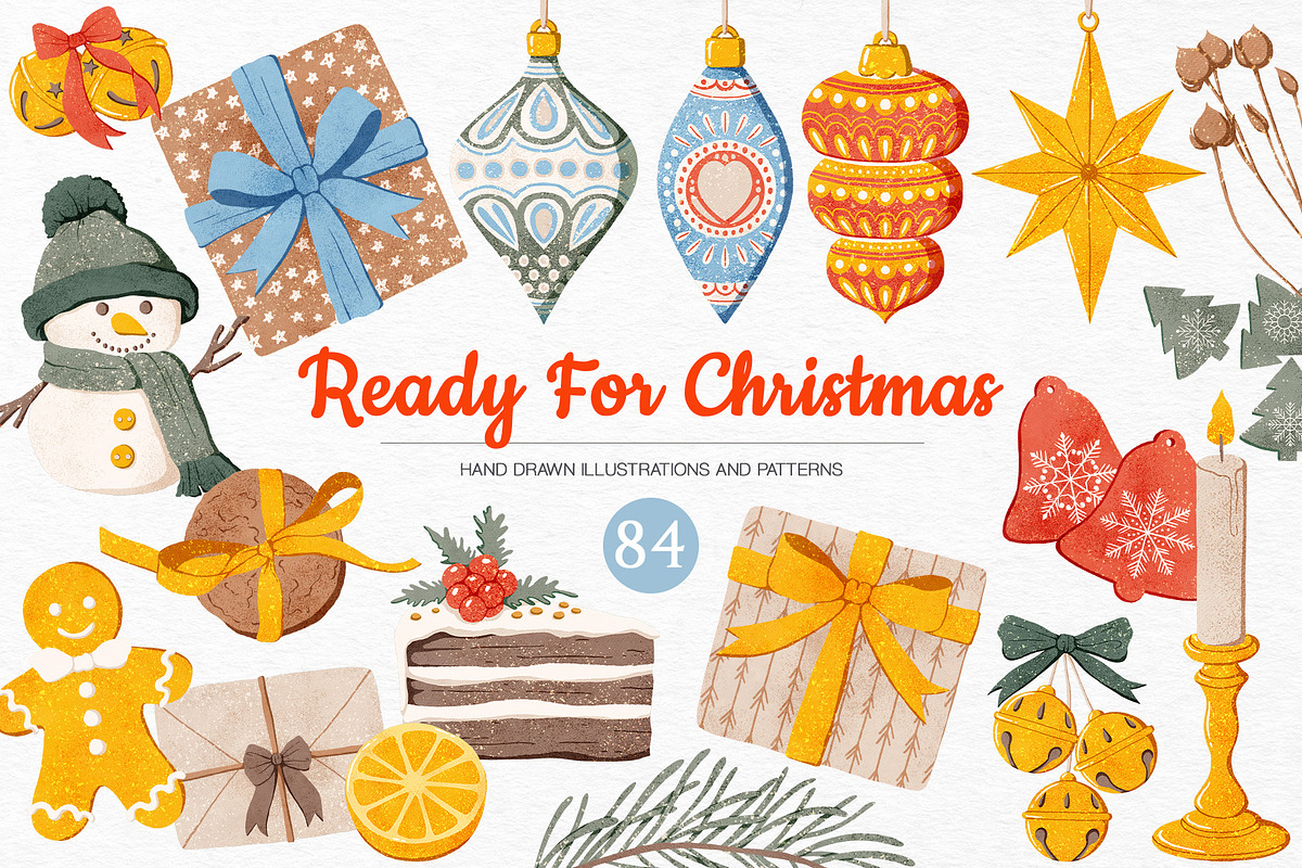 Ready for Christmas Collection, a Seasonal Illustration by GVGraphics (Photo 1 of 15)