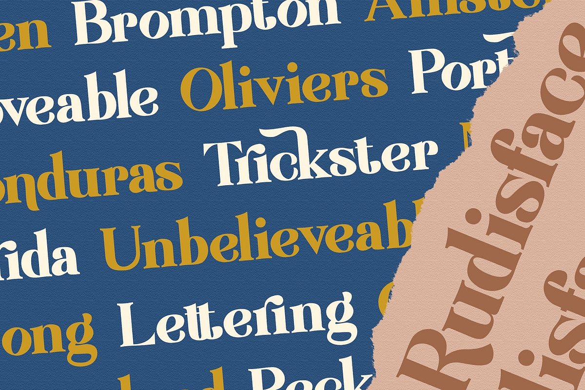 Rudisfave - Decorative Serif Font, a Serif Font by StringLabs (Photo 6 of 11)